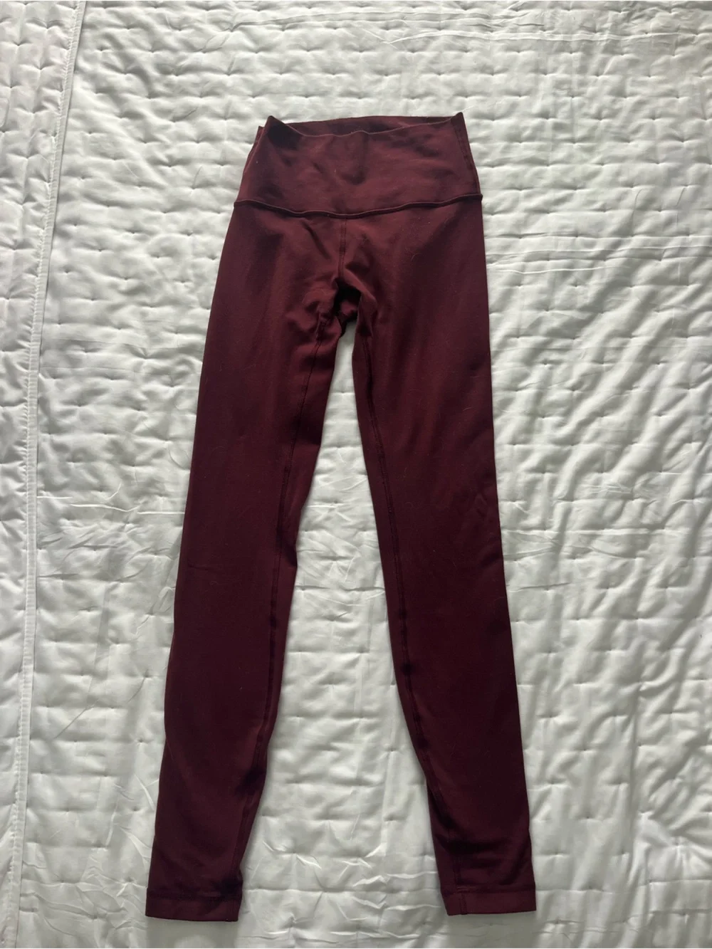 Maroon Lulu Lemon Align Leggings